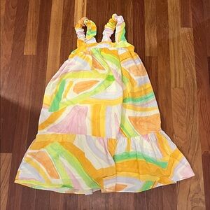 Zara White Elastic Waistband Skirt